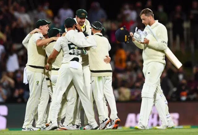 Australia win ashes in Hobart