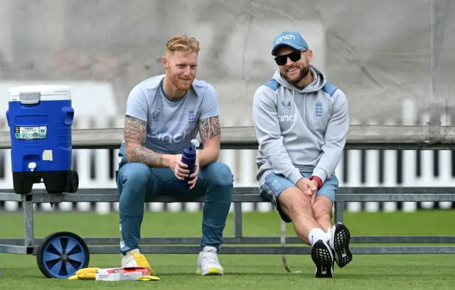 Ben Stokes and Brendon McCullum