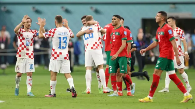 FT: Croatia 2-1 Morocco