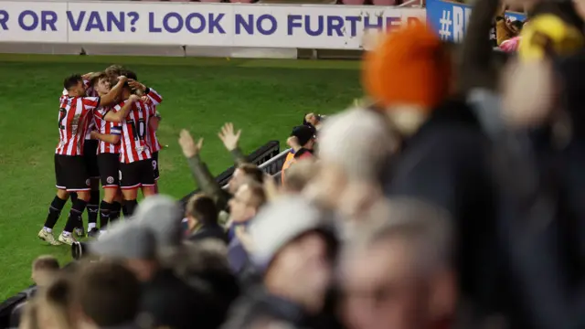 Sheff Utd celebrate