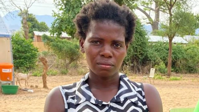 Rhoda Green, who recovered from cholera in a day, in Malawi