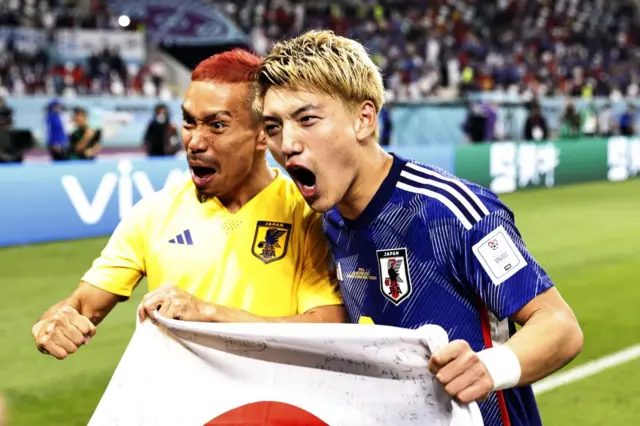 Yuto Nagatomo of Japan, Ritsu Doan of Japan