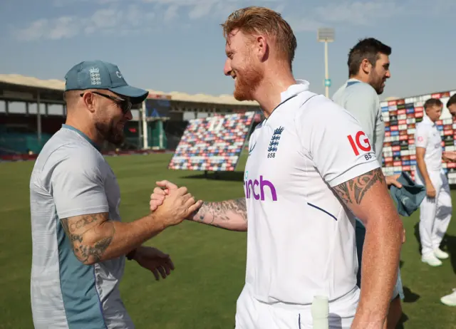 Ben Stokes and Brendon McCullum