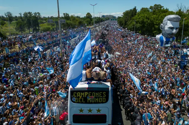 Bus parade