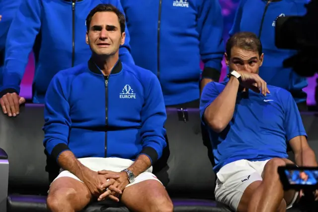 Roger Federer and Rafael Nadal