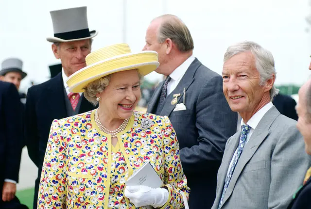 The Queen with Lester Piggott