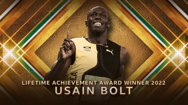 Lifetime Achievement Award Winner - Usain Bolt