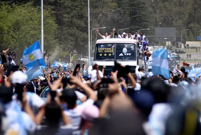 Bus parade