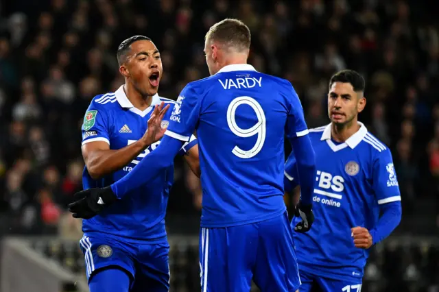 Leicester celebrate