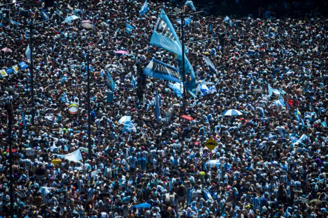 Argentina celebrate