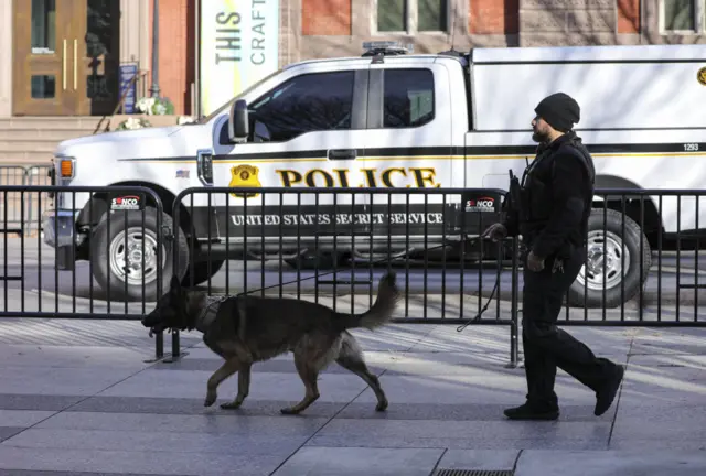 Security forces take measures around United States Capitol ahead of the official visit of Ukrainian President Volodymyr Zelenskyy in Washington, DC