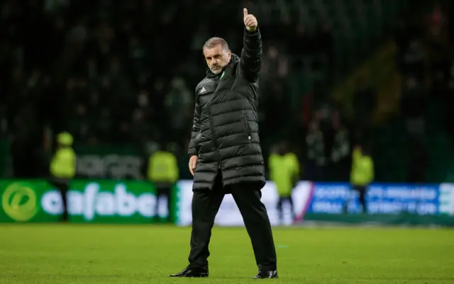Thumbs up from Ange Postecoglou