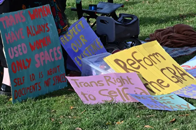 trans placards