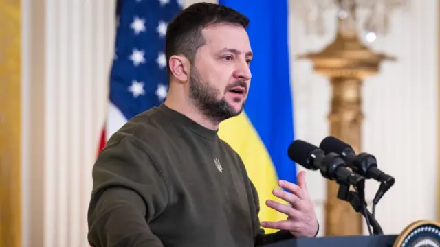 Ukrainian President Volodymyr Zelensky