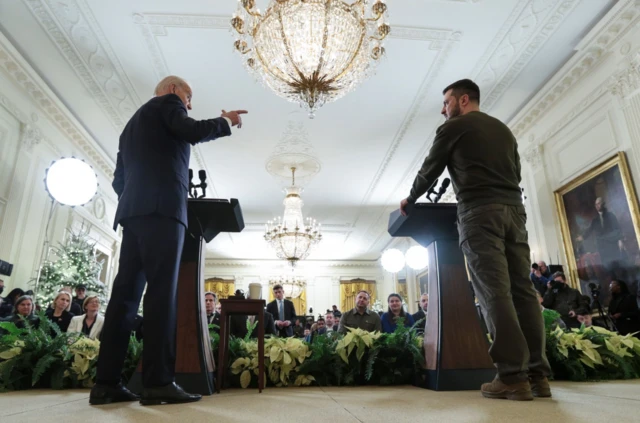 Biden and Zelensky