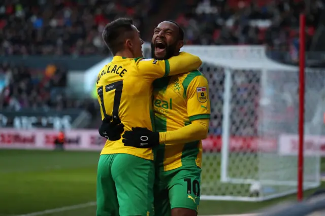 West Brom celebrate