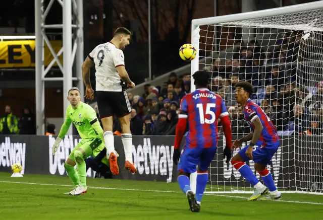 Aleksandar Mitrovic scores