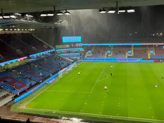 Rain is fallin around us - Turf Moor