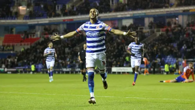 Tom Ince celebrates