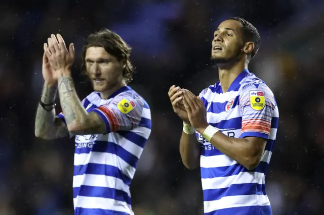 Jeff Hendrick and Tom Ince salute the fans