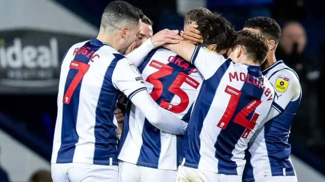 West Brom celebrate