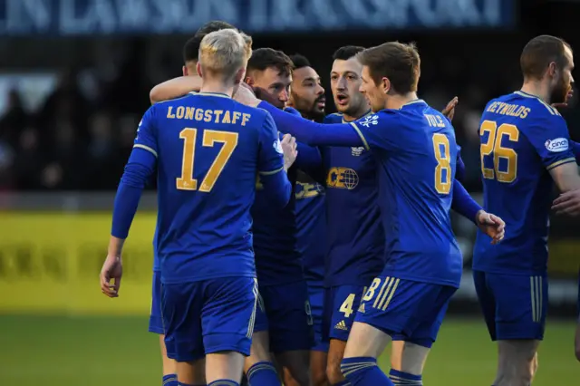 Cove Rangers celebrate