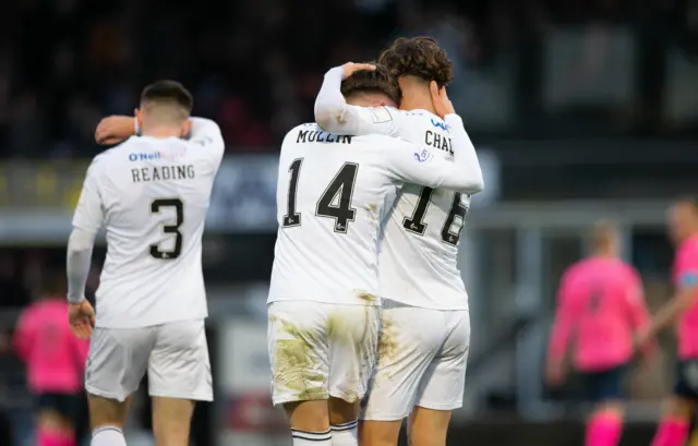 Ayr United celebrate