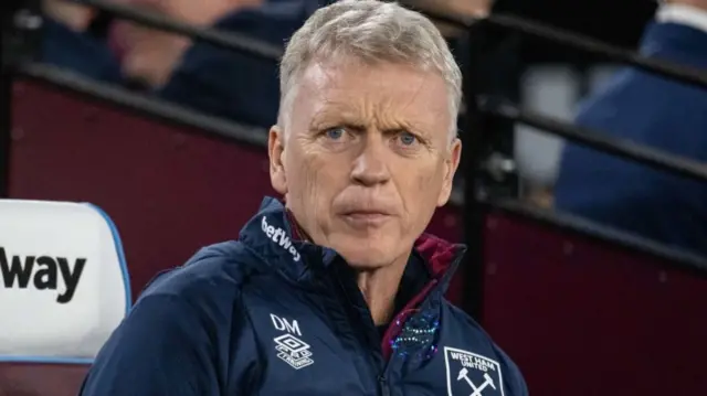 David Moyes looking intent