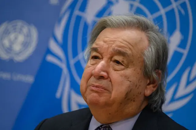 Head of the UN, António Guterres