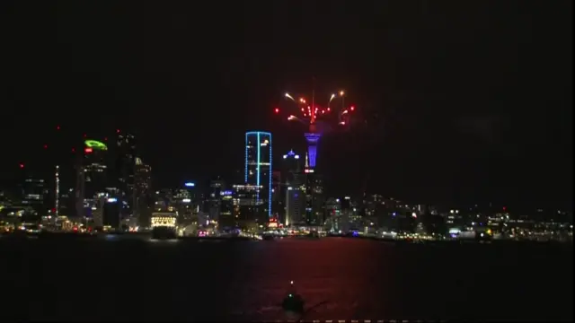 Fireworks over Auckland as New Zealand welcomes 2023