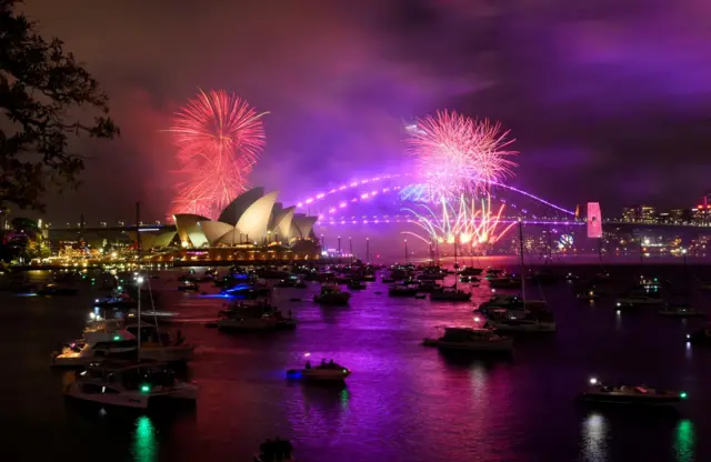 Fireworks over Sydney