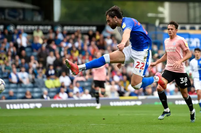 Ben Brereton Diaz scoring against Cardiff