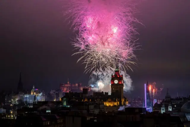 Edinburgh celebrates new year in 2020