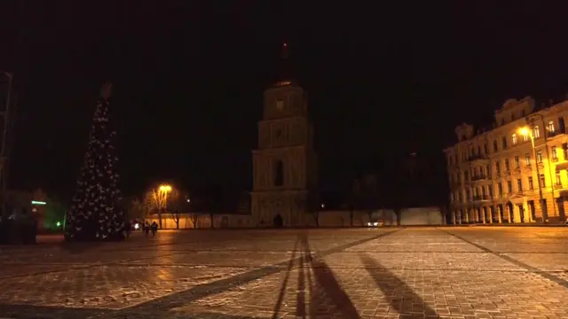 Kyiv square - deserted