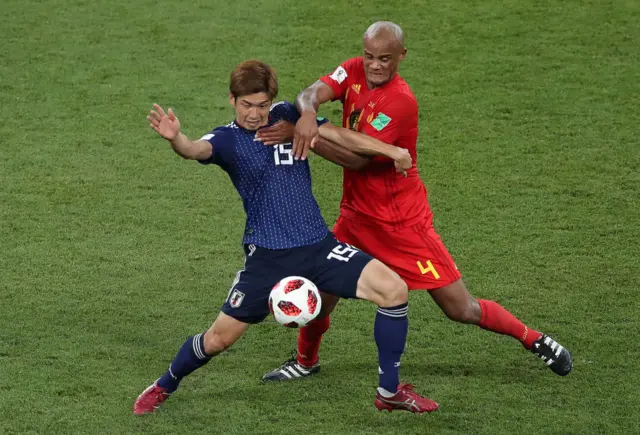 Japan v Belgium 2018