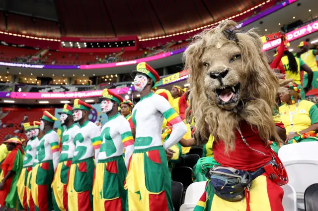 Senegal lion mascot