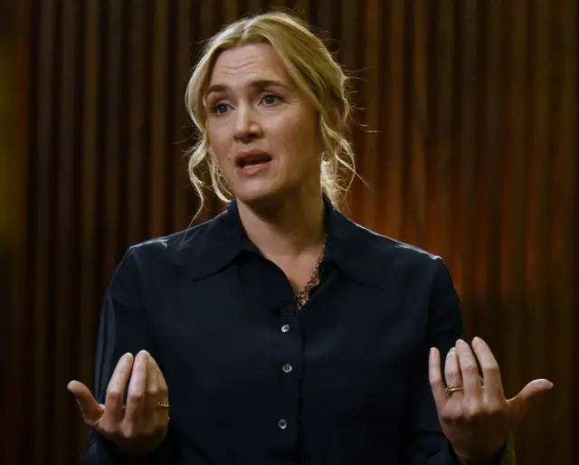 Kate Winslet speaking