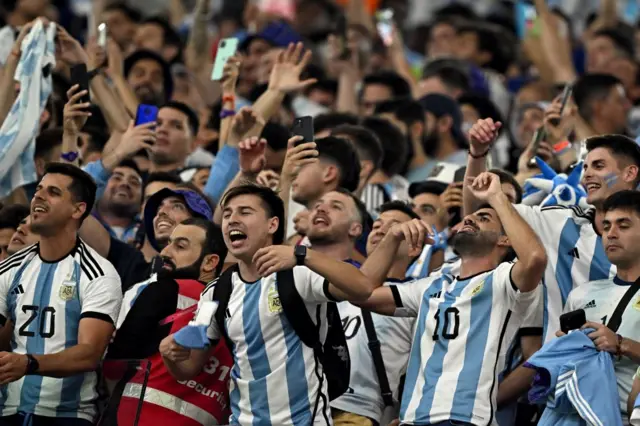 Argentina fans