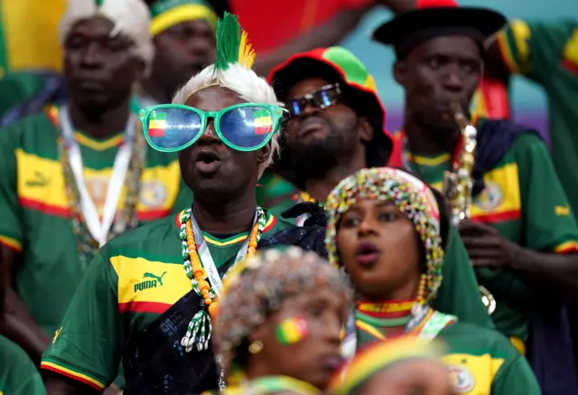 Senegal fans