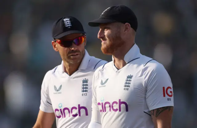 James Anderson and Ben Stokes