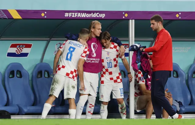 Luka Modric and  Mateo Kovacic