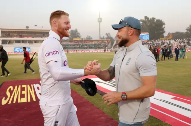 Ben Stokes and Brendon McCullum