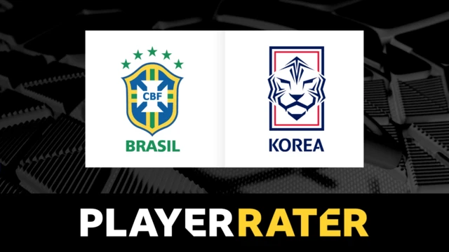 Brazil v South Korea player rater