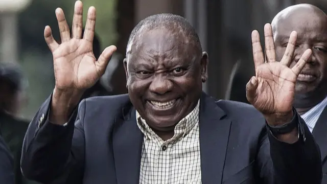 South Africa’s President Cyril Ramaphosa on 5 December.