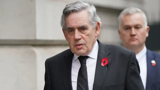 Former prime minister Gordon Brown