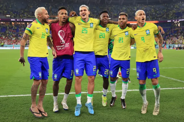 Brazil celebrate