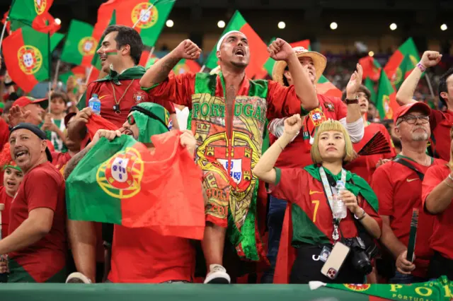 Portugal fans