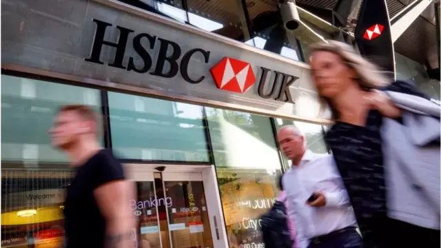 HSBC says it will close 114 more branches in the UK from April.