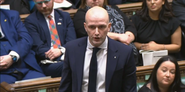 Stephen Flynn speaks in the House of Commons