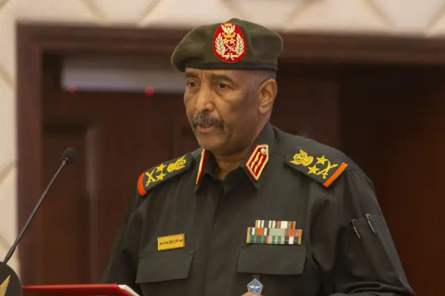 Head of Sudanâs ruling Sovereign Council and Commander-In-Chief of the Sudanese Armed Forces Abdel Fattah al-Burhan